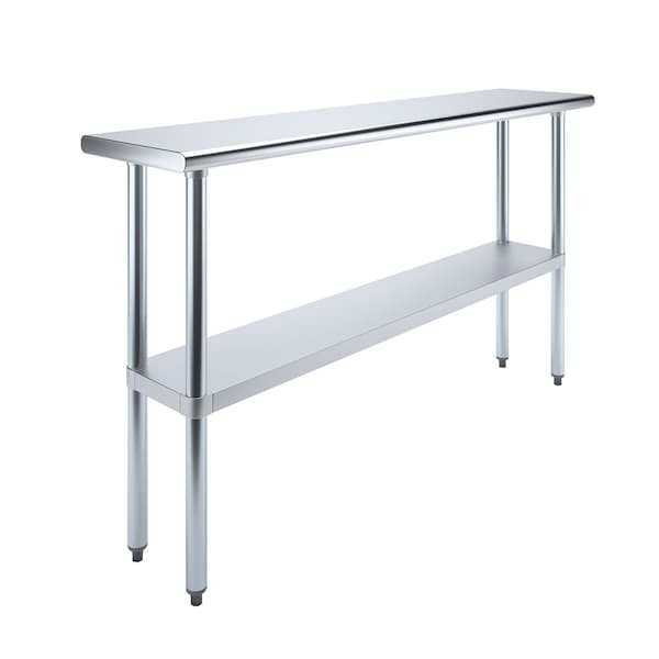 Amgood 14 in. x 72 in. Stainless Steel Table AMG WT-1472 - main